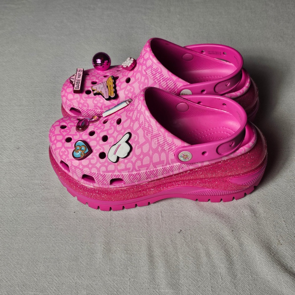 Limited-edition Barbie The Movie x Crocs Mega Crush Clog Women Size 9